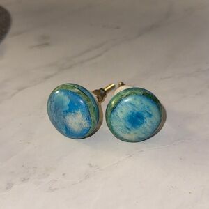 Blue and Green Dresser Knobs